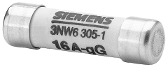 Siemens 3NW6305-1 SİLİNDİRİK SİGORTA (KARTUŞ SİGORTA); 8X32mm; 16 A