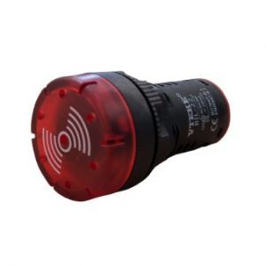 Vteke 22MM LEDLİ SİREN 24V AC/DC KIRMIZI
