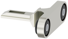 Siemens 3SE5000-0AV03 SIRIUS 3SE5 Mekanik Şalter Aktuatör: Aktuatör, Yatay Sabitleme, Uzunluk 47mm