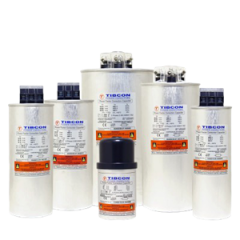Tibcon 20 kVAr 400V/415V/440V AĞIR HİZMET SİLİNDİR TİP KONDANSATÖR