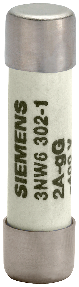 Siemens 3NW6302-1 SİLİNDİRİK SİGORTA (KARTUŞ SİGORTA); 8X32mm; 2 A