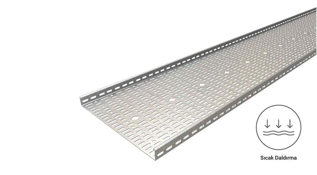 EAE 40 Cty 400 - Sıcak Daldırma Kablo Kanalı (400X40X1,5mm)