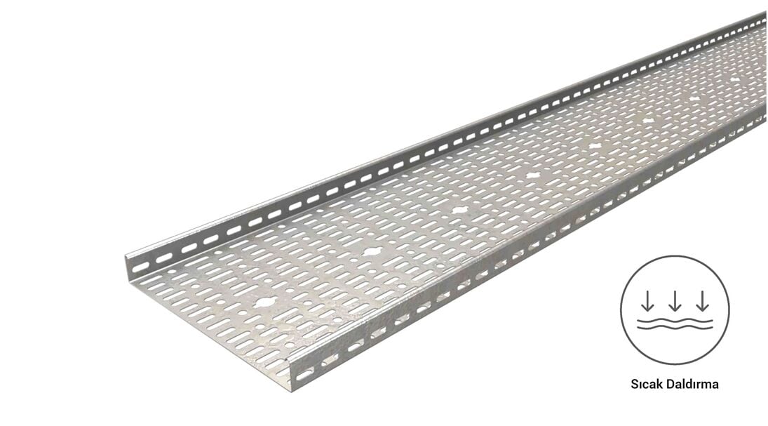 EAE 40 Cty 300 - Sıcak Daldırma Kablo Kanalı (300X40X1.2mm)