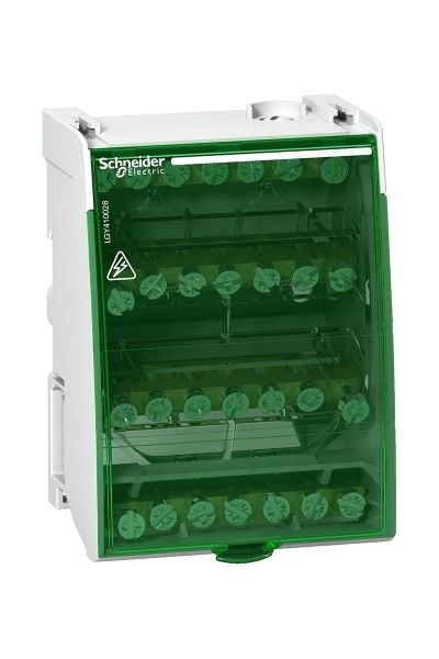 Schneider (LGY410028) Vidalı Dağıtım Kutusu 4P 100A 28 Delikli