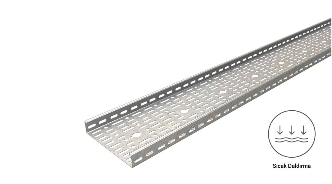 EAE 40 Cty 200 - Sıcak Daldırma Kablo Kanalı (200X40X0.8mm)