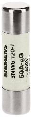 Siemens 3NW6117-1 SİLİNDİRİK SİGORTA (KARTUŞ SİGORTA); 14X51mm; 40 A