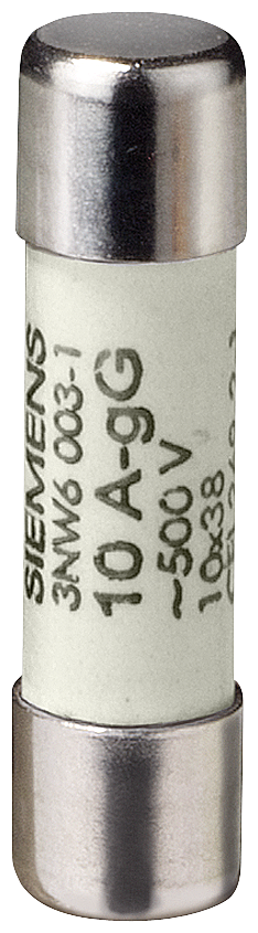 Siemens 3NW6012-1 SİLİNDİRİK SİGORTA (KARTUŞ SİGORTA); 10X38mm; 32 A