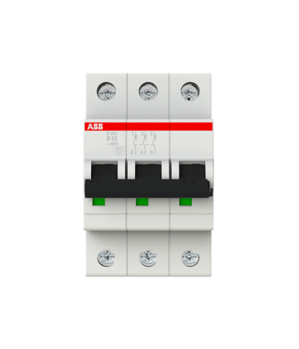 ABB 2CDS253001R0635 S 203-B 63 (3X63A W-Otomat B Tipi 6kA)