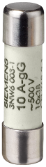Siemens 3NW6008-1 SİLİNDİRİK SİGORTA (KARTUŞ SİGORTA); 10X38mm; 8 A