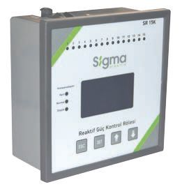 Sigma (SR15SVC-H) 15 KADEME (12+3) SVC Lİ REAKTİF GÜÇ KONTROL RÖLESİ (HABERLEŞMELİ)
