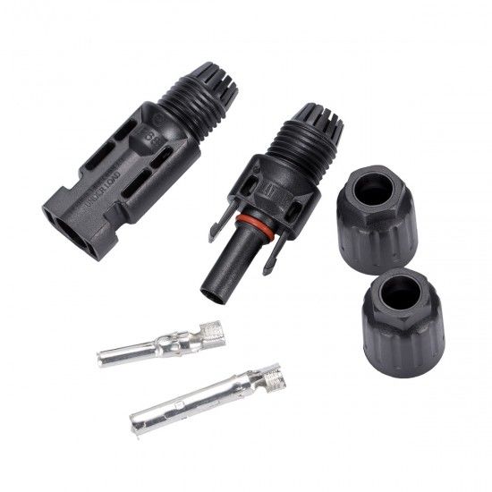 VENTA MC4 BAĞLANTI SETİ 1000V IP68 KORUMA PV MAX 1000V, 2.5MM2 4MM2 VE 6MM2 KABLO BAĞLANTI, MAKS. AKIM 30A, KALAY KAPLI BAKIR TERMİNAL,  TÜV, CE, ROHS ONAYLI