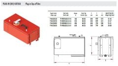 Gersan 160A MCCB TİP PLUG-IN ÇIKIŞ KUTUSU P-MCCB160