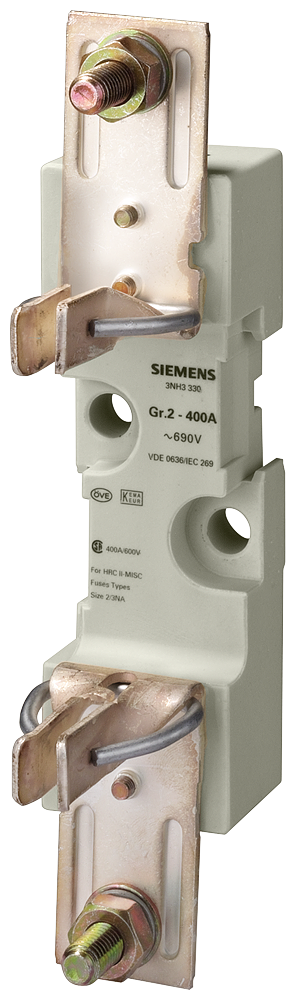 Siemens 3NH3330 NH-BIÇAKLI SİGORTA ALTLIĞI; 400 A; MONOFAZE; BOY 2; 49mm