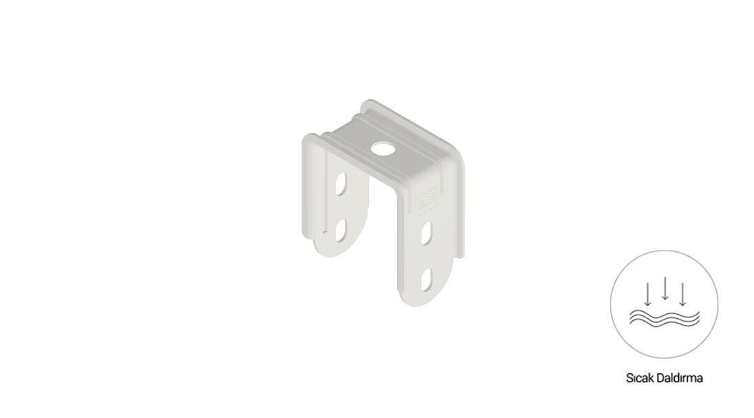 EAE AT3 050 - Tek Tij Kanal Taşıyıcı (1,5mm) - Sıcak Daldırma