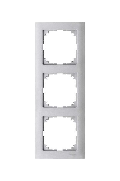 Schneider (MTN4030-3660) M-Pure üçlü çerçeve Alüminyum