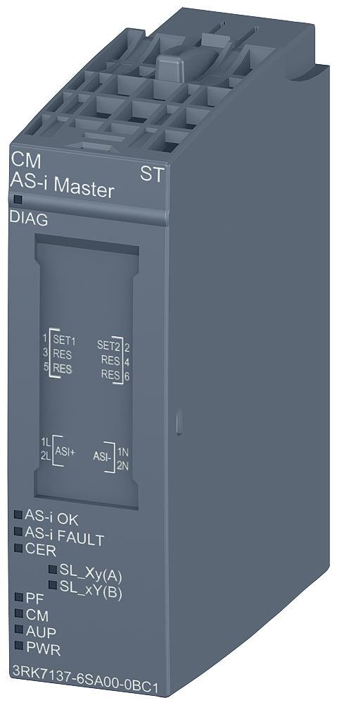Siemens 3RK7137-6SA00-0BC1 CM AS-i Master ST  (Base Unit ayrıca sipariş edilmelidir.)