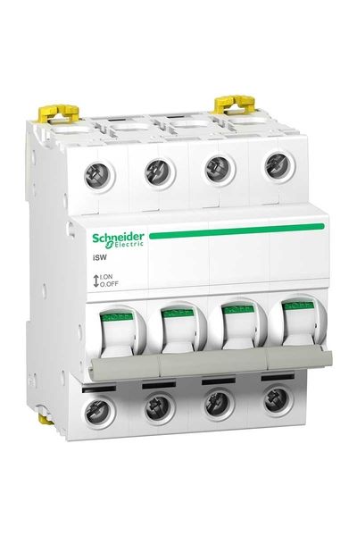 Schneider (A9S65463) ACTI9 ISW Kontrol Anahtarı 4P 63A 415VAC