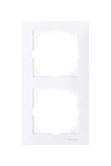 Schneider (MTN4020-3625) M-Pure ikili çerçeve Aktif Beyaz