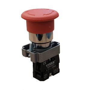 Vteke VİDA MONTAJLİ, METAL SERİSİ 22MM YAYLI BUTON MAVİ, NA