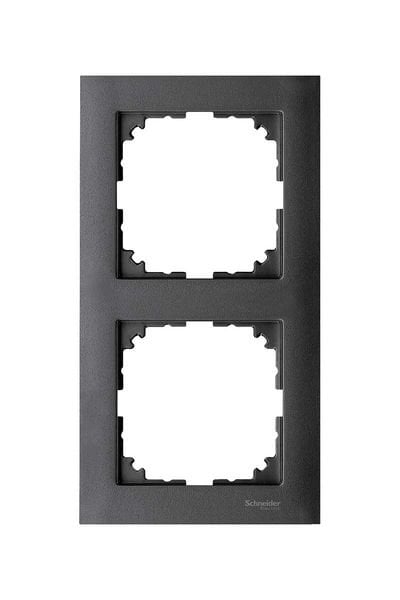 Schneider (MTN4020-3614) M-Pure ikili çerçeve Antrasit