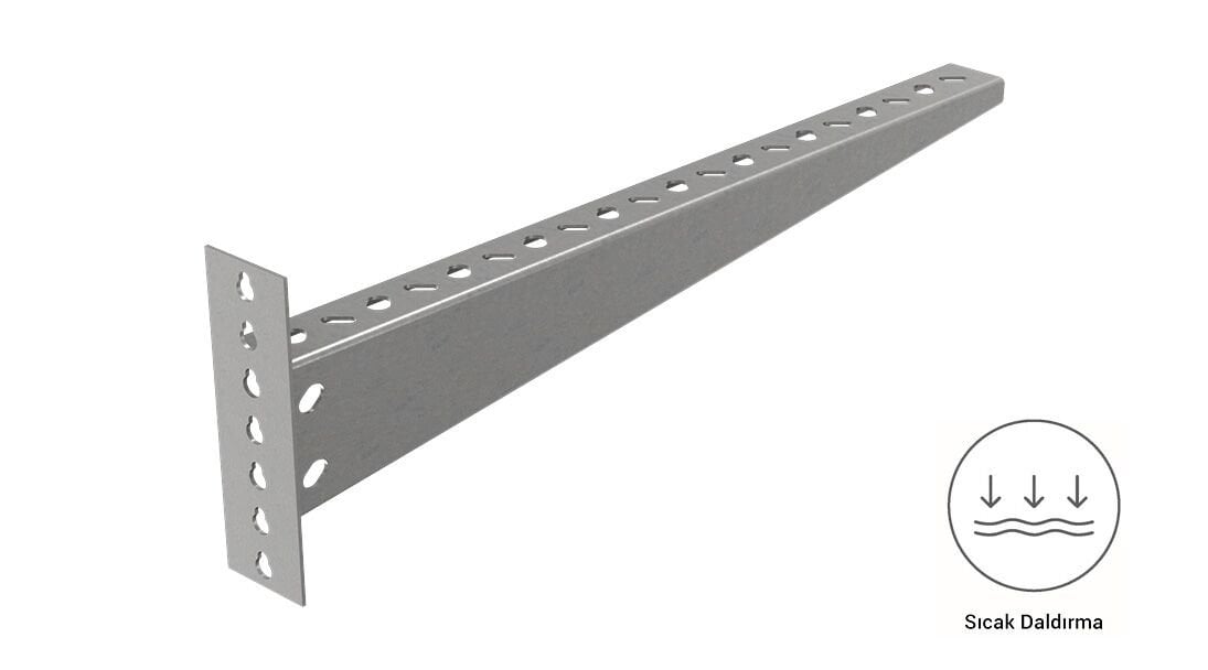 EAE ETS-D 500 Duvar Tipi Kanal Taşıyıcı (Sıcak Daldırma)