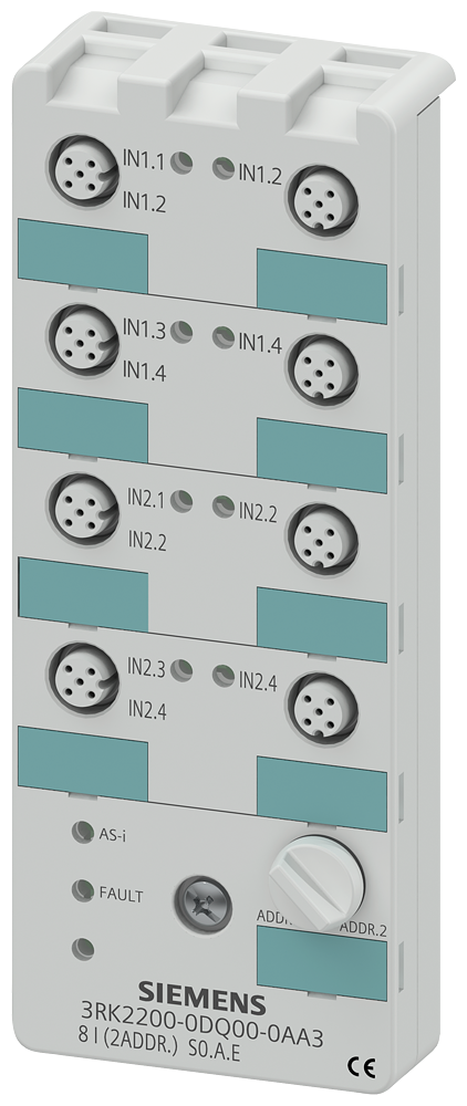 Siemens 3RK2200-0DQ00-0AA3 AS-I K60 Slave 8DI