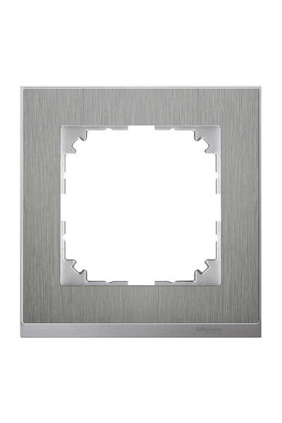 Schneider (MTN4010-3646) M-Pure Decor tekli çerçeve Metal