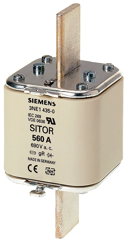 Siemens 3NE1436-0 SITOR SİGORTA; 690V AC; gR/gS;  630A; BOY:3
