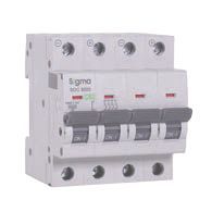 Sigma (1SD406C) SDC10000 10kA 4P C6 DC OTOMATİK SİGORTA