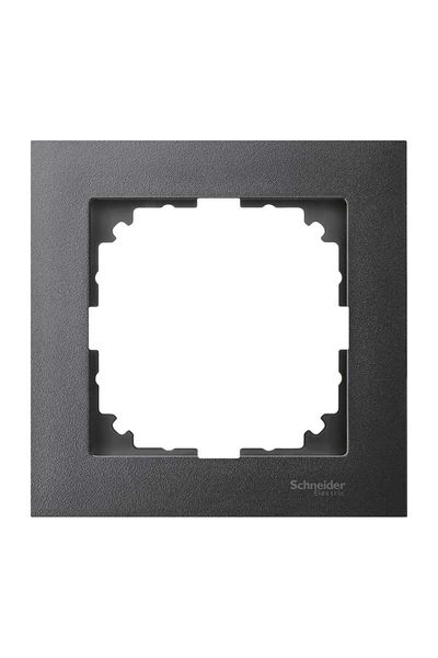 Schneider (MTN4010-3614) M-Pure tekli çerçeve Antrasit