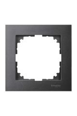 Schneider (MTN4010-3614) M-Pure tekli çerçeve Antrasit