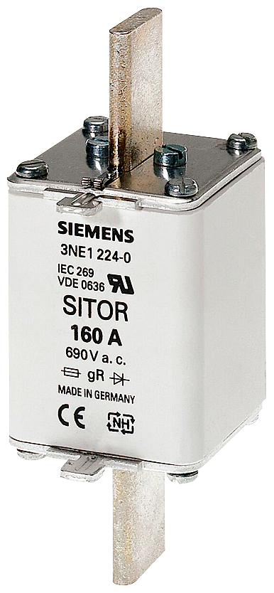 Siemens 3NE1225-0 SITOR SİGORTA; 690V AC; gR/gS;  200A; BOY:1