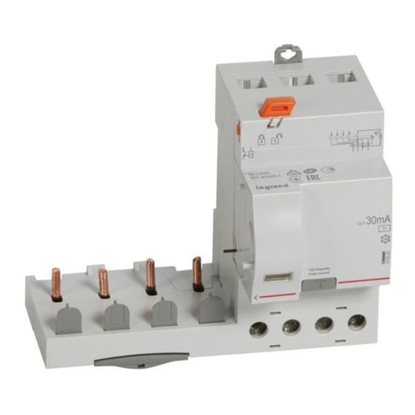 Legrand (410500) DX³ yana montaj kaçak akım koruma 4P AC 63A 30mA (1 mo