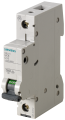 Siemens 5SL4150-6 50A; 1 FAZLI; 70mm OTOMAT; ANAHTARLI OTOMATİK SİGORTA; 10kA; B TİPİ; ÇABUK KARAKTERLİ