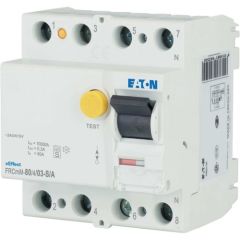 Eaton FRCMM-80/4/03-S/A Artık Akım Devre Kesiciler (S/A tipi, selektif) 4x80A, 10kA, 300mA (170450)