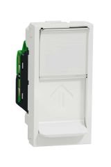 Schneider (NU341418) Yeni Unica, RJ45 Cat6 UTP Data Prizi 1 modül, Beyaz