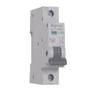 Sigma (1SD106C) SDC10000 10kA 1P C6 DC OTOMATİK SİGORTA
