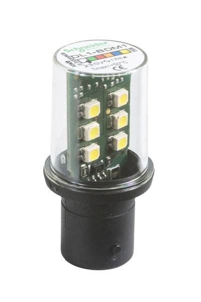 Schneider (DL1BDM1) WHITE LED BULB FOR SIGNALLING BA 15D 230