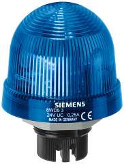 Siemens 8WD5300-1AF 8WD, BA15d Ampul/ LED Uyumlu (LED ya da Ampül Ayrı Sipariş Edilir) , Tekli Sinyal Elemanı , 12-230VAC-DC, IP 65, Kalıcı Işıklı, Mavi