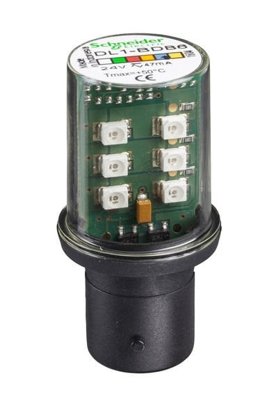 Schneider (DL1BDB6) BLUE LED BULB FOR SIGNALLING BA 15D 24 V