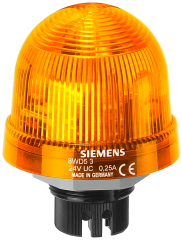 Siemens 8WD5300-1AD 8WD, BA15d Ampul/ LED Uyumlu (LED ya da Ampül Ayrı Sipariş Edilir) , Tekli Sinyal Elemanı , 12-230VAC-DC, IP 65, Kalıcı Işıklı, Sarı