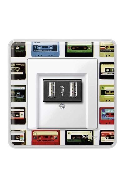 Schneider (MTN296019) Hoparlör Prizi tuş kapağı, System-M, Beyaz