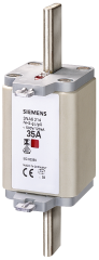 Siemens 3NA6252 STEATİT(SERAMİK) GÖVDELİ NH-BIÇAKLI SİGORTA BUŞONU; 315A; BOY 2; GENİŞLİK 57.8mm; İLAVE ÖN YÜZEY BAYRAK GÖSTERGELİ İZOLE KAPAKLI TİP