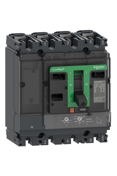 Schneider (C25W4TM200) NSX250 HB2 TM 200D 100kA 690V 4P