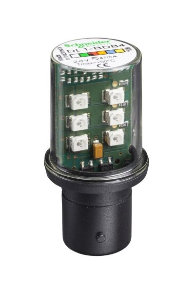 Schneider (DL1BDB4) RED LED BULB FOR SIGNALLING BA 15D 24 V