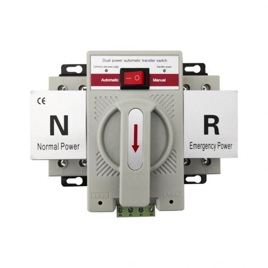 HEGEL TRANSFER SWİTCH 2P 63A 220V-220V 230V-230V 63A OTOMATİK / MANUEL