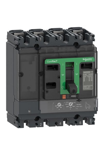 Schneider (C25W4TM125) NSX160 HB2 TM 125D 100kA 690V 4P