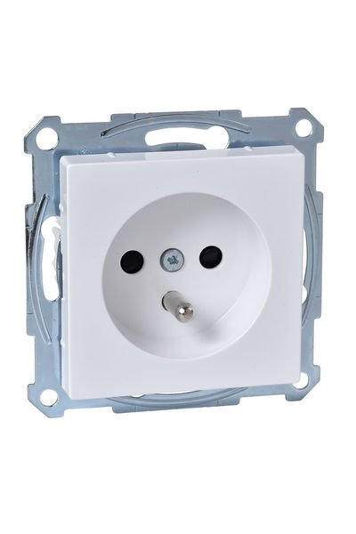 Schneider (MTN2500-0325) UPS Prizi, çocuk korumalı, System-M, Aktif Beyaz