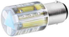 Siemens 8WD4428-6XF 8WD, BA15d, Mavi LED 24VAC/DC