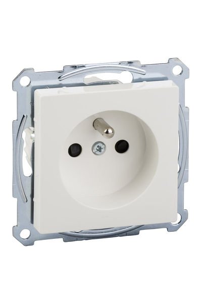 Schneider (MTN2500-0319) UPS Prizi, çocuk korumalı, System-M, Beyaz